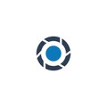 Camera Shutter icon. Lenses and Photo icon. Web camera icon. Royalty Free Stock Photo