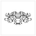 Vector Ilustration Ornament Floral vintage Decoration