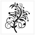 Vector Ilustration Ornament Floral vintage Decoration