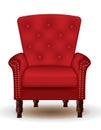 Royal red chair