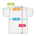 Short-sleeve tshirt illustration for size chart Royalty Free Stock Photo