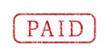 Stamp often used in business / PAID