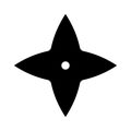 Japanese ninja shuriken icon