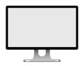 Realistick pc monitor illustration Royalty Free Stock Photo