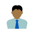 Faceless business man avatar illustration