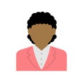 Faceless business woman avatar illustration