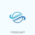 Water wave Logo Template