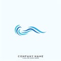 Water wave Logo Template