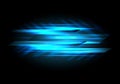 Abstract blue light data speed power on black design modern futuristic technology background vector Royalty Free Stock Photo