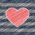 Vector heart pattern background