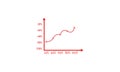 Result Up and down financial chart Template