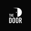 Simple typography the door logo design idea