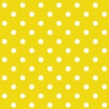 Yellow polka dot seamless pattern