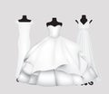 Wedding saloon dresses