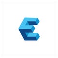 Letter E Logo Template Design Royalty Free Stock Photo