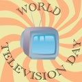 World Television Day Sign and Banner