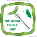 National Pickle Day Sign and Banner