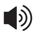 Sound icon.Volume vector image.Speaker icon vector