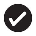 Valid Icon  Icon.check mark vector icon Royalty Free Stock Photo