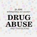 International Day Against Drug Abuse Royalty Free Stock Photo