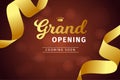 Grand opening background realistic style Royalty Free Stock Photo