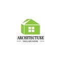 Home of green architecture icon Royalty Free Stock Photo