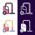 Vacuum Cleaner Icon Set - Home Appliance