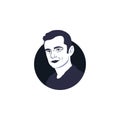 Gary Vee, Garry Vaynerchuck face portrait vector illustration Royalty Free Stock Photo