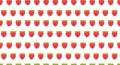 Strawberry fruits wallpaper art design vector illustration seamless. Strawberry on white background. seamless pattern