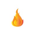 Fire logo tamplate ilustrator