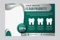 Dentistry tooth care creative banner. Vector illustration. Dental icons. illustration of tooth with gradient silver color