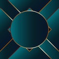 Abstract decorative geometric background with circle and square line Royalty Free Stock Photo