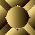 Abstract decorative geometric background with circle and square line Royalty Free Stock Photo