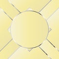 Abstract decorative geometric background with circle and square line Royalty Free Stock Photo