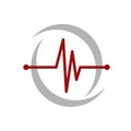 Simple pulse logo
