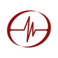 Simple pulse logo