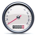 speedometer to measure speed Royalty Free Stock Photo