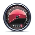 speedometer to measure speed Royalty Free Stock Photo