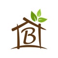 Initial Home Garden letter B