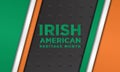 Irish-American Heritage Month Background