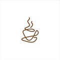 Coffee logo design with modern concept. Icon coffee cup template