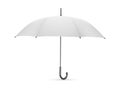 white umbrella isolated on white background vector mock up Royalty Free Stock Photo