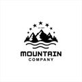 Mountain Adventure logo Vintage . Mountain Outdoor Logo Design ,Hiking, Camping, Expedition And Outdoor Adventure. Explorin