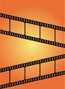 Orange Movie Night Background Royalty Free Stock Photo