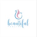Creative Women Beauty Salon and Spa Logo icon vector