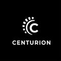 Centurion vector logo. Centurion emblem. Centurion icon Royalty Free Stock Photo