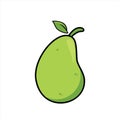 Illustration graphic vector of Fruit - Guava