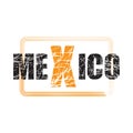 Mexico - Vector illustration design for poster, textile, banner, t shirt graphics, fashion prints, slogan tees, stickers, cards