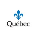 Vector Quebec Fleur de lis icon sign logo.