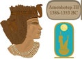 Pharaoh Amenhotep III Royalty Free Stock Photo